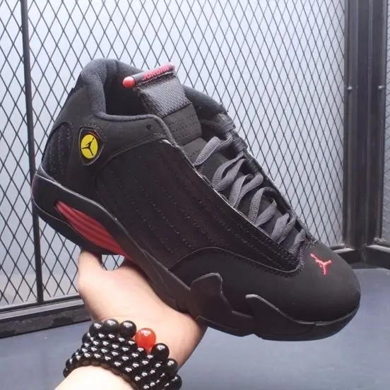 Air Jordan 14 Ретро Мужские баскетбольные кроссовки aj14 спортивные уличные кроссовки Средний вырез шнуровка хорошее качество - Цвет: Коричневый