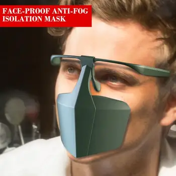 

Reusable Face-Shielding Protective Face Mask Anti-Fog Anti-Splash Anti-Fog Dust Isolating Face Shield Protective Equipment