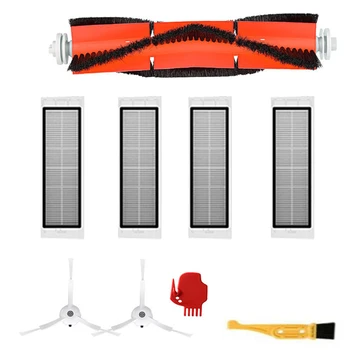 

Roller Brush Side Brushes Kit For Xiaomi Roborock E20 C10 E25 S5 Vacuum Cleaner Highly Match With The Equipment