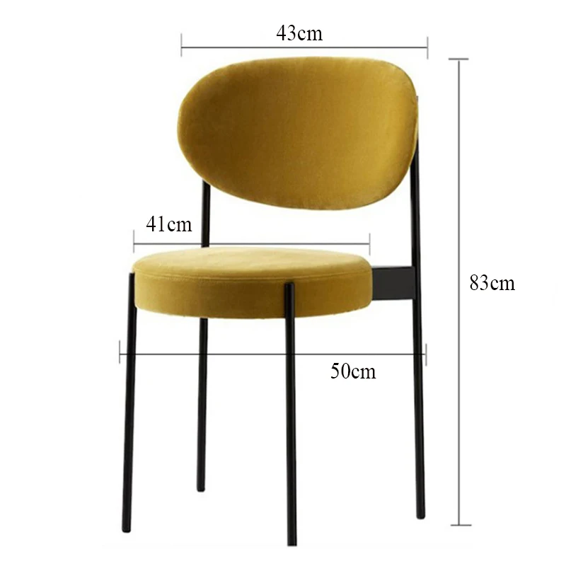 Скандинавские INS Уличная Повседневная мебель для дома обеденный стол и стул Простой Современный Железный индивидуальный креативный удобный кофейный стул