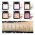 QIBEST Highlighter Bronzer Palette Face Makeup Contour Glow Long Lasting Shimmer Illuminator Highlighter Powder Shining Cosmetic