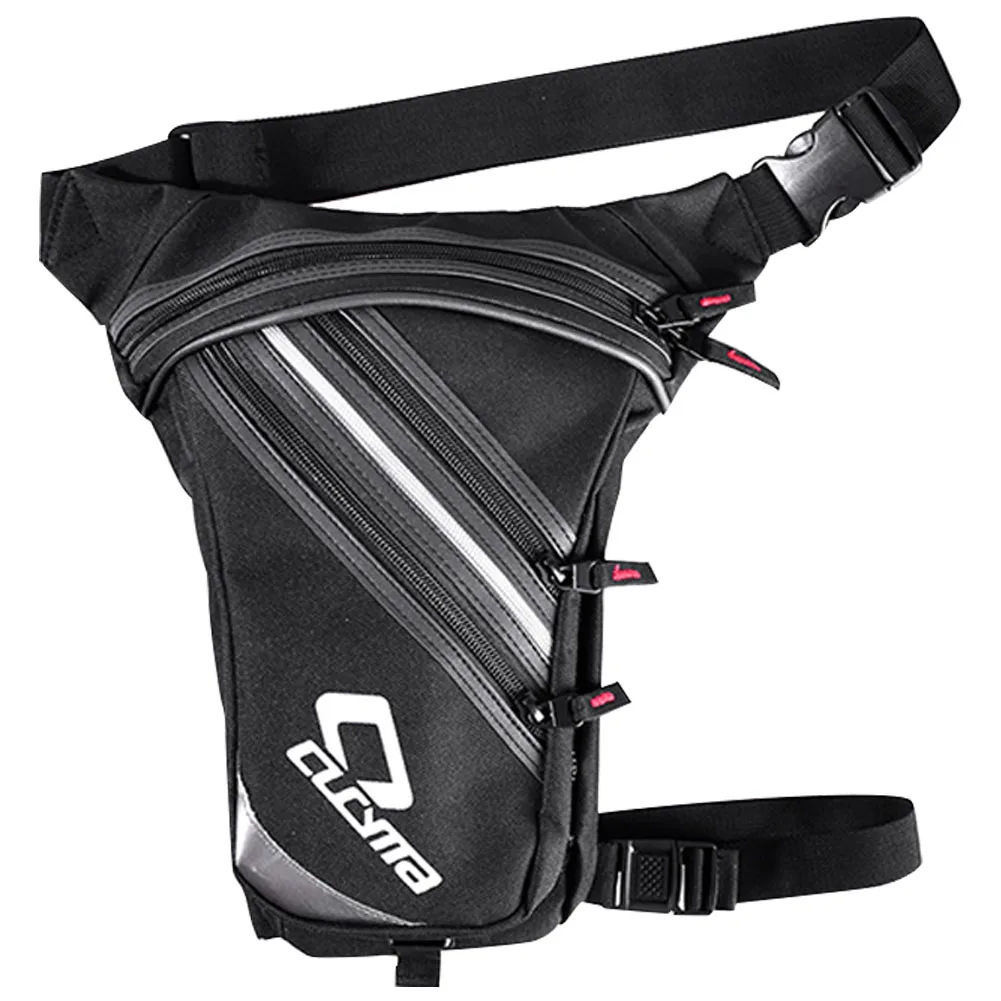 Регулируемый ремешок из ткани Оксфорд эластичная уличная застежка-молния водонепроницаемая сумка для ног спортивная сумка для верховой