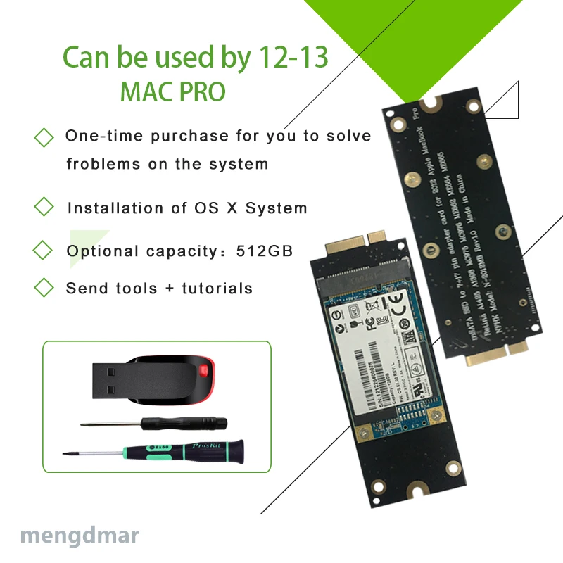 Для Macbook Pro Retina 13 &quotA1425 15&quot A1398 Blade SSD твердотельный накопитель 512 гб
