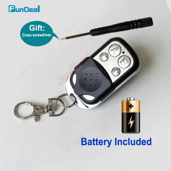 

433Mhz Remote Control Duplicator Copy Code Cloning Car Garage Door Opener Transmitter for Security Alarm Electronic Gates Switch