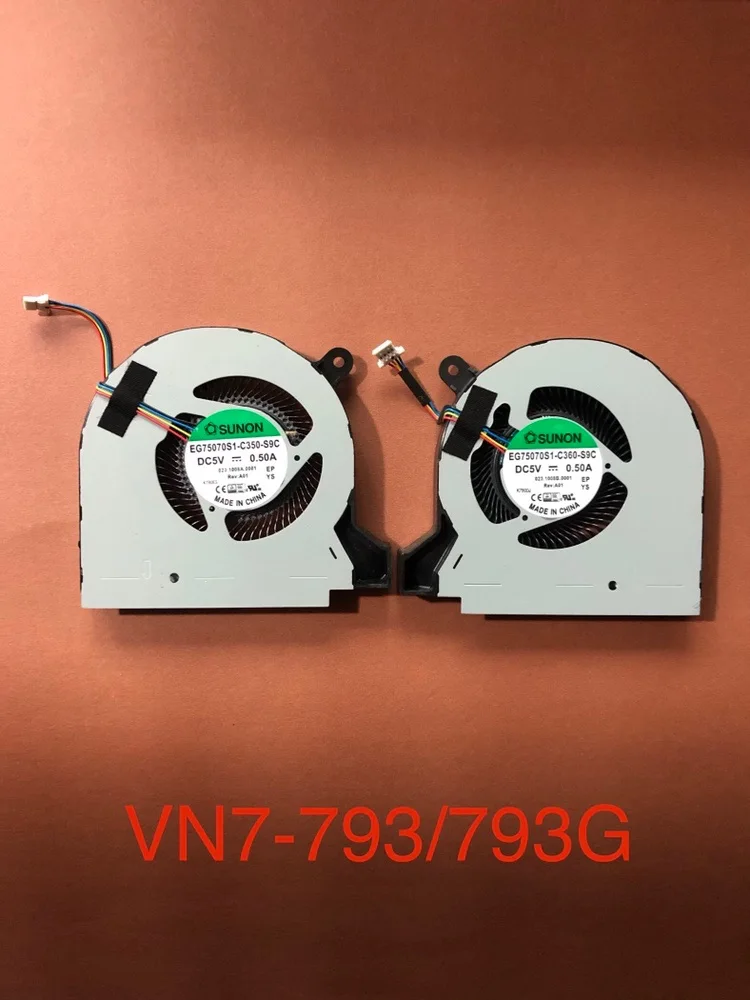 VN7-591 F Yaxinglinan Original Compatible with Replacement for Acer for Aspire for Nitro VN7-591 VN7-591G Laptop CPU Cooler Cooling Fan 