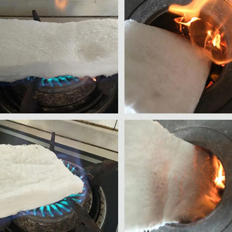 0.5x0.6m High Temperature 1260℃ Boiler Insulation Aluminum Silicate Needle Ceramic Fiber Insulation Cotton Refractory