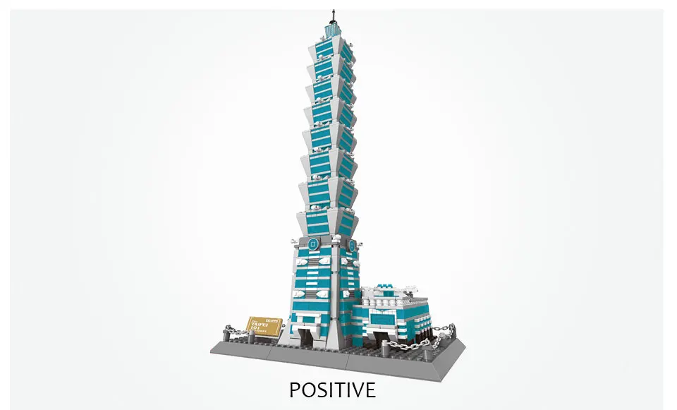 GSBAN Creator Expert набор городской дом 1511 шт. в Тайбэе 101 модель строительные блоки DIY мой мир мини-игрушки для детей