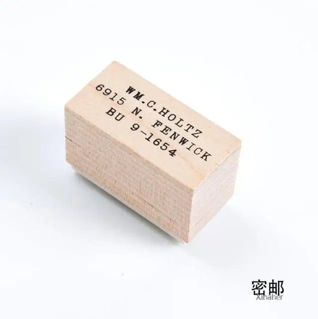 Винтажные почтовые серии Цифровые мини штампы DIY Деревянные и резиновые штампы для скрапбукинга канцелярские товары Скрапбукинг Стандартный штамп - Цвет: 18