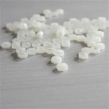

New Brand High Quality White Nylon Nuts Hexagonal Standoff Spacer M3 Nut 100 Pcs