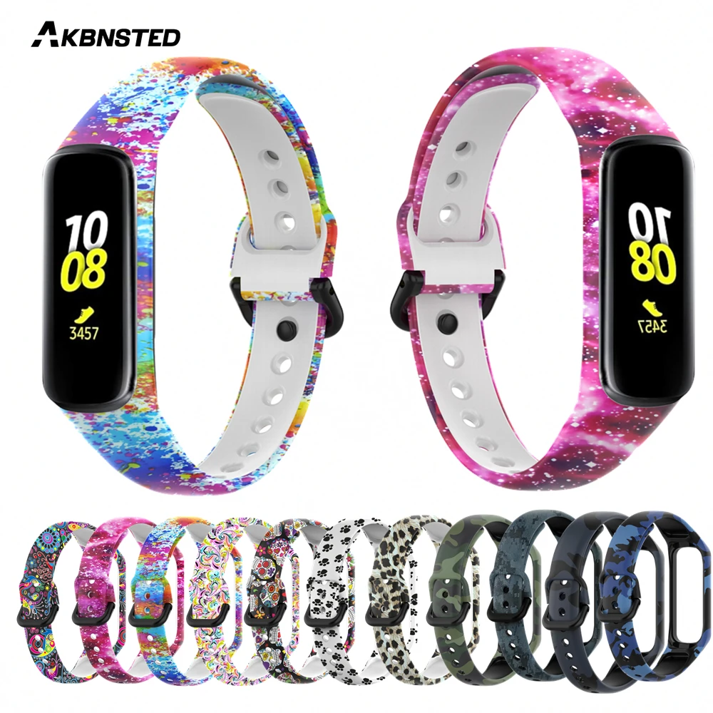 Akbnsted-Pulsera De Silicona Para Samsung Galaxy Fit 2, Correa De Reloj Inteligente, Sm-R220, Accesorios Para Galaxy Fit2