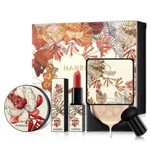 4 шт./компл. китайский Ретро Стиль кроссовки на воздушной подушке для умывания гриб буфами на рукавах Помада для губ отбеливающий консилер Make Up набор для макияжа, косметический набор TSLM2