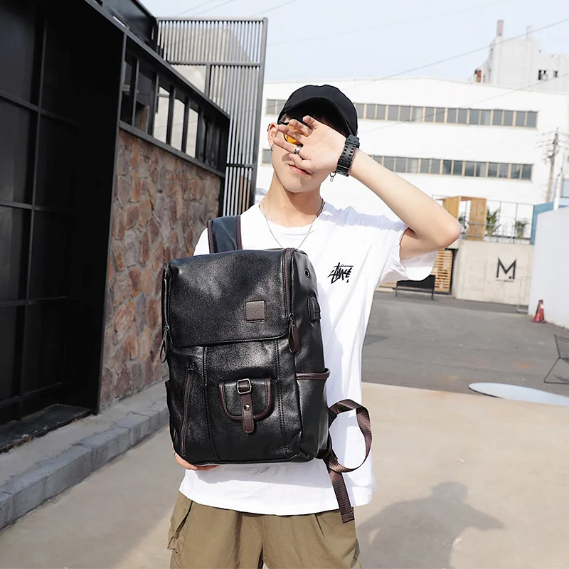

Korean version of the men's computer business casual trend travel backpack