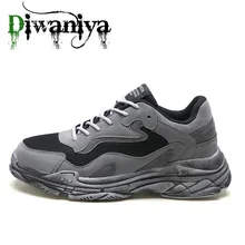 Diwaniya Four Seasons Youth Fashion Trend Shoes Men Casual Ins Hot Sell Sneakers Men New Colorful Dad Shoes Male Big Size 36-45