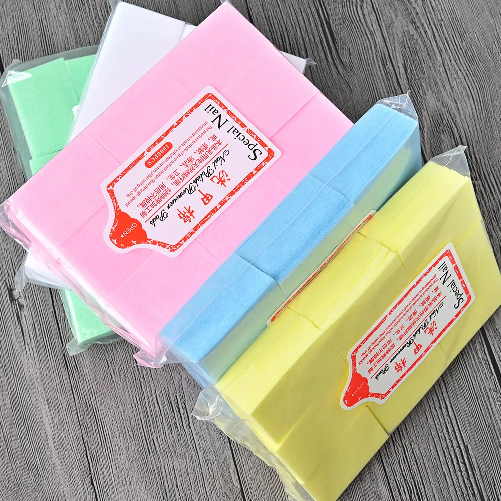 600PCS/Pack Nail Cotton Pads， Manicure Lint-Free Wipes， Napkins， Nail Polish Gel Remover ，Nail Wipes 2