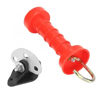 

10pcs Insulated Spring Gate Handles With 10 pcs Insulators For Electric Fence stainless steel door handle