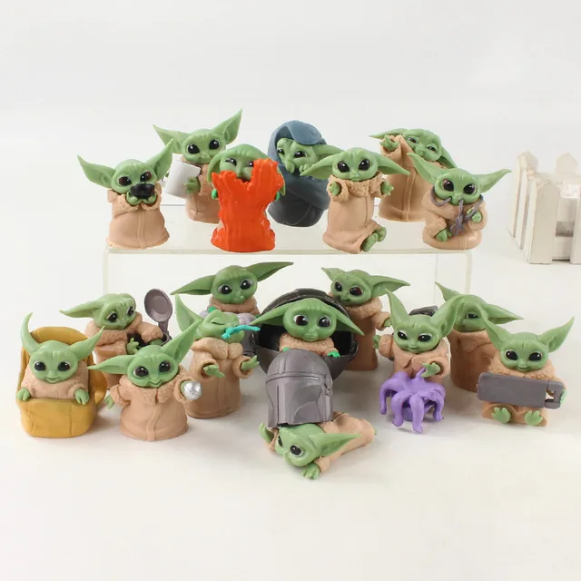 Star Wars Mini Gashapon Figura, Enfeites De Mesa, Jogo Em Miniatura, Xadrez  Stormtrooper, R2D2 Yoda Master, C-3PO Modelo