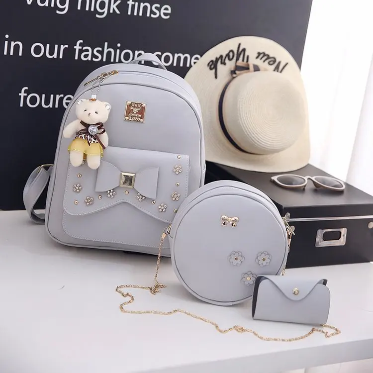 Стиль хипстер лук заклепки рюкзак для студентов и школьников рюкзаки и сумки Для женщин корейско-Стиль