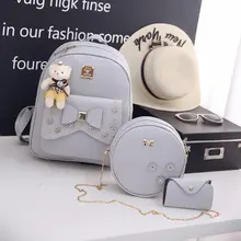 Стиль хипстер лук заклепки рюкзак для студентов и школьников рюкзаки и сумки Для женщин корейско-Стиль