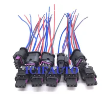 Кабель датчика парковки со штепсельной вилкой розетка с косичкой разъем 4F0973703 для VW Golf Jetta Tiguan Audi Volvo Opel Vauxhall Vivaro Кабель датчика парковки со штепсельной вилкой розетка с косичкой разъем 4F0973703 для VW Golf Jetta Tiguan Audi Volvo Opel Vauxhall Vivaro