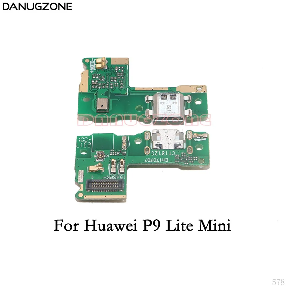 For P9 Lite Mini Зарядная док-станция с разъемом для разъема usb, зарядная плата, гибкий кабель для huawei P9 Lite P8 Lite /P9 Lite Mini Smart - Цвет: For P9 Lite Mini