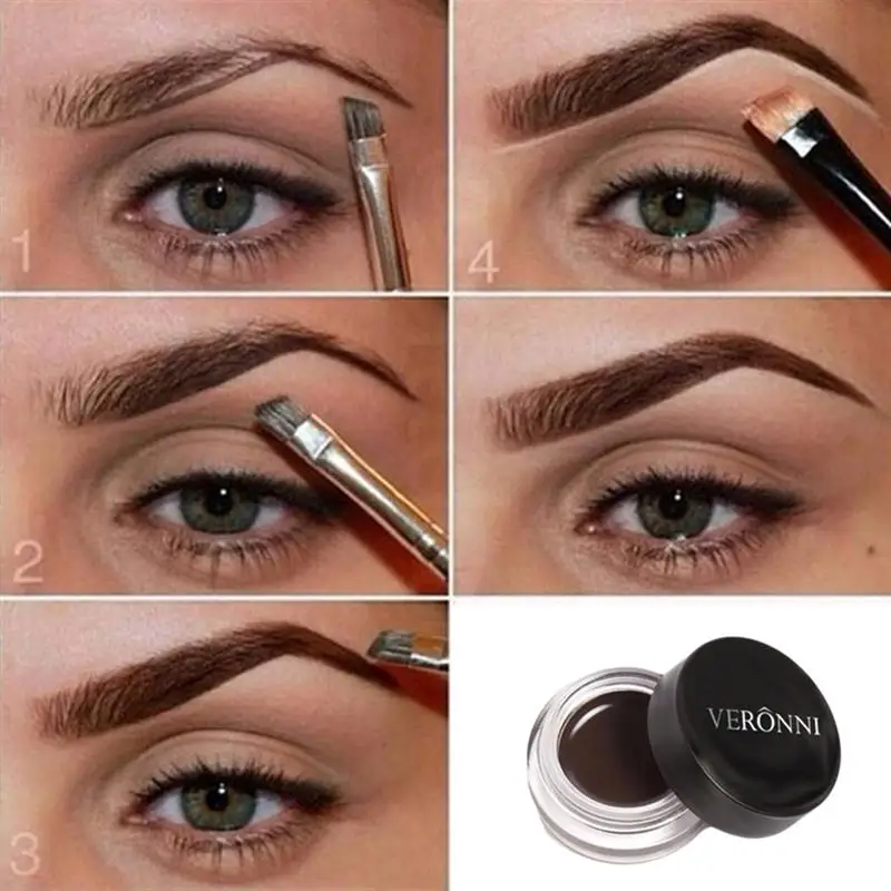 1 шт. крем-краска для бровей водонепроницаемый крем для бровей долговечный портативный крем-краска для бровей для девушек и женщин