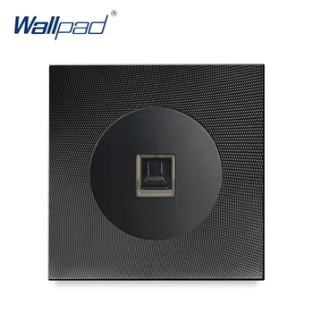 

Wallpad Data Socket Computer Ethernet RJ45 CAT6 Network Socket Luxury Aluminum Metal Panel Fill The Blank Of The Wall RJ45