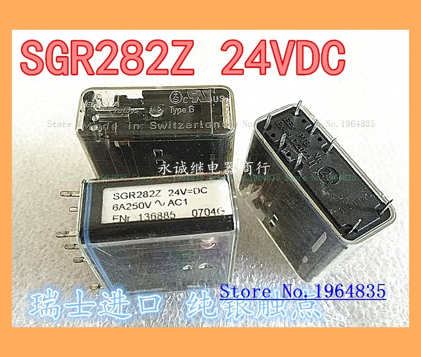 

SGR282Z 24VDC 6A 250VAC ENr.136885
