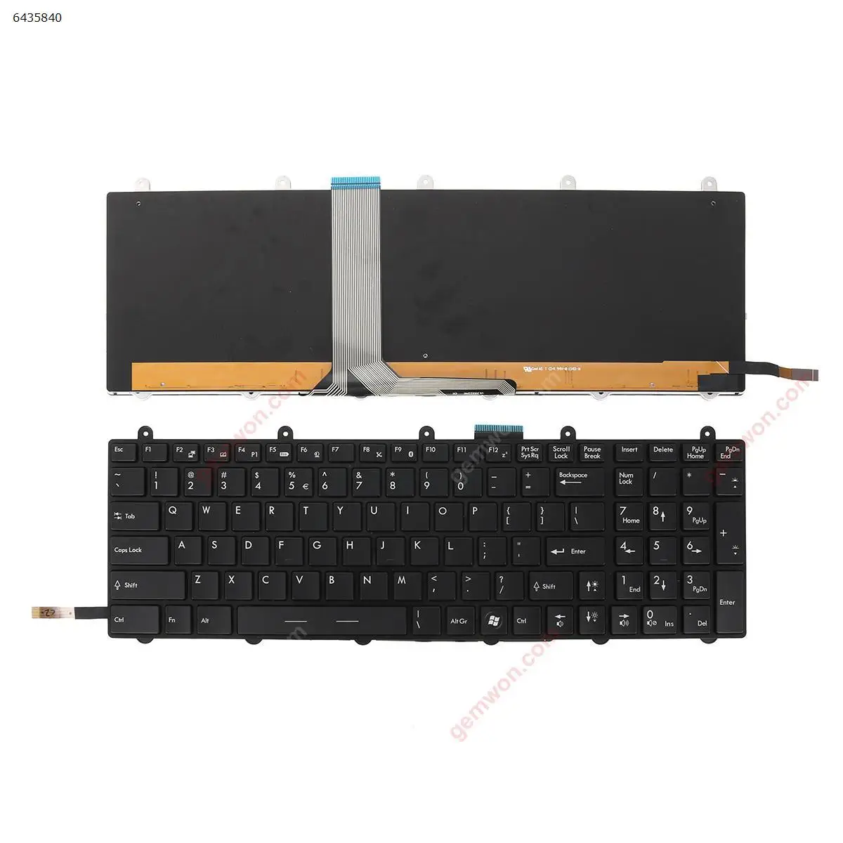 US New Keyboard for MSI MS-16F4 MS-1762 MS-1763 MS-16GF MS-1759 GE60 GE70 GT780 GT783 Laptop Full Colorful Backlit