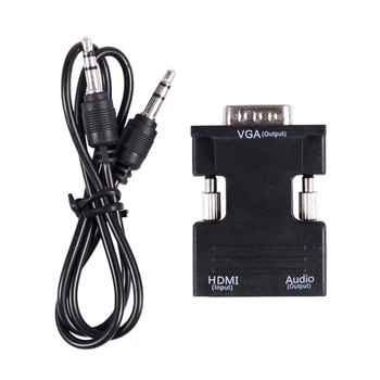 

1080P HDMI Female to VGA Male with o Output Cable Converter Adapter