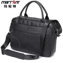 Business Briefcase Large Capacity Men's Horizontal Briefcase Computer Portable Messenger Bag Spot 8626
