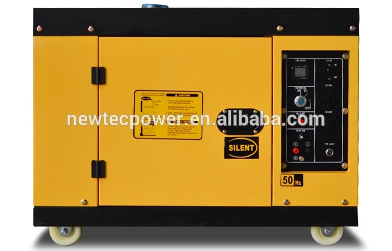 Air cooled small diesel genset 12kw 15kva silent type diesel generator with 2V92 engine
