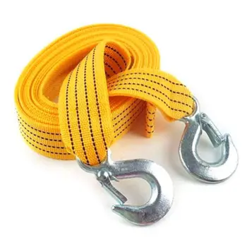 

Heavy Duty Tow Strap with Safety Hooks 3M Polyester Car Traction Rope