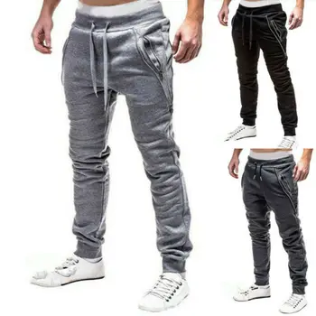 

Mens Fashion Sport Pants Long Trousers Tracksuit Autumn Fitness Workout Running Sports Joggers Sweatpants