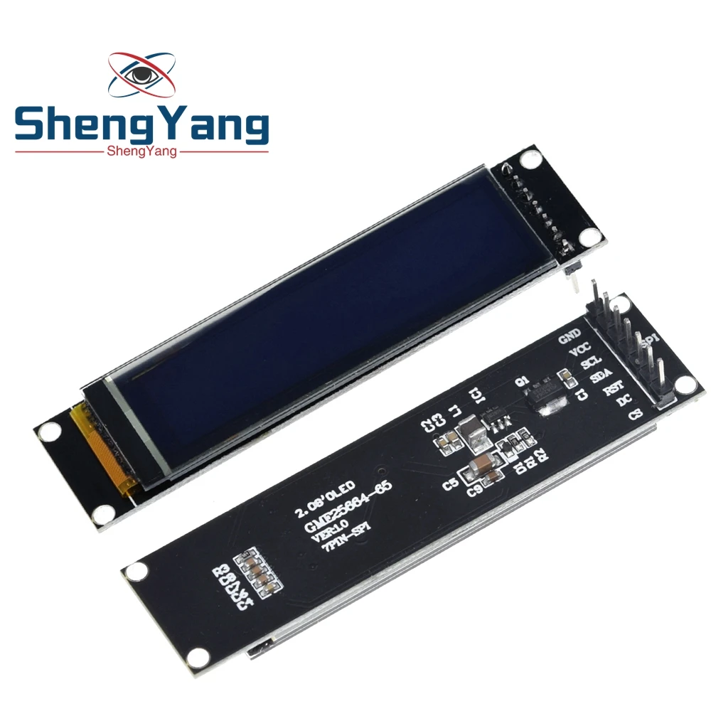 Реальный oled дисплей 2 08 &quot256*64 25664 графический ЖК модуль экран LCM SH1122 контроллер