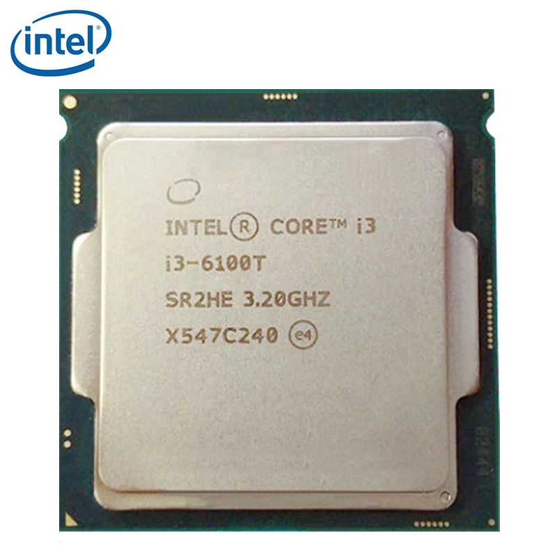 Процессор Intel Core i3-6100T двухъядерный процессор 3 2 ГГц Мб кэш-памяти i3 6100T LGA 1151 35 Вт