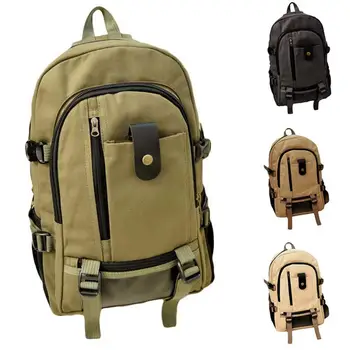 

Men Multi Pocket Backpack Rucksack Travel Sport Schoolbag Laptop Notebook Bag