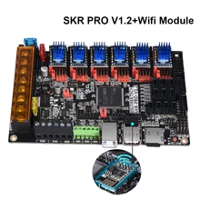 BIGTREETECH SKR PRO V1.2 carte contrôleur 32 bits + Module adaptateur Wifi pièces d'imprimante 3D vs MKS GEN L TMC2208 TMC2130 TMC2209