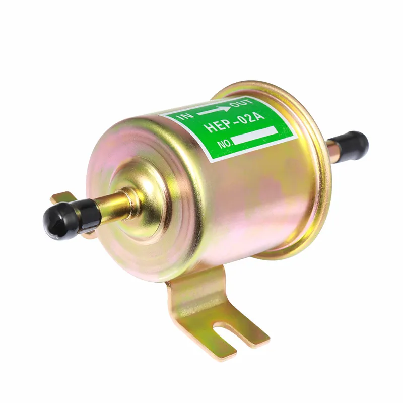 New 12V Electric Fuel Pump Low Pressure Bolt Fixing Wire Diesel Petrol HEP-02A For Car Carburetor Motorcycle ATV