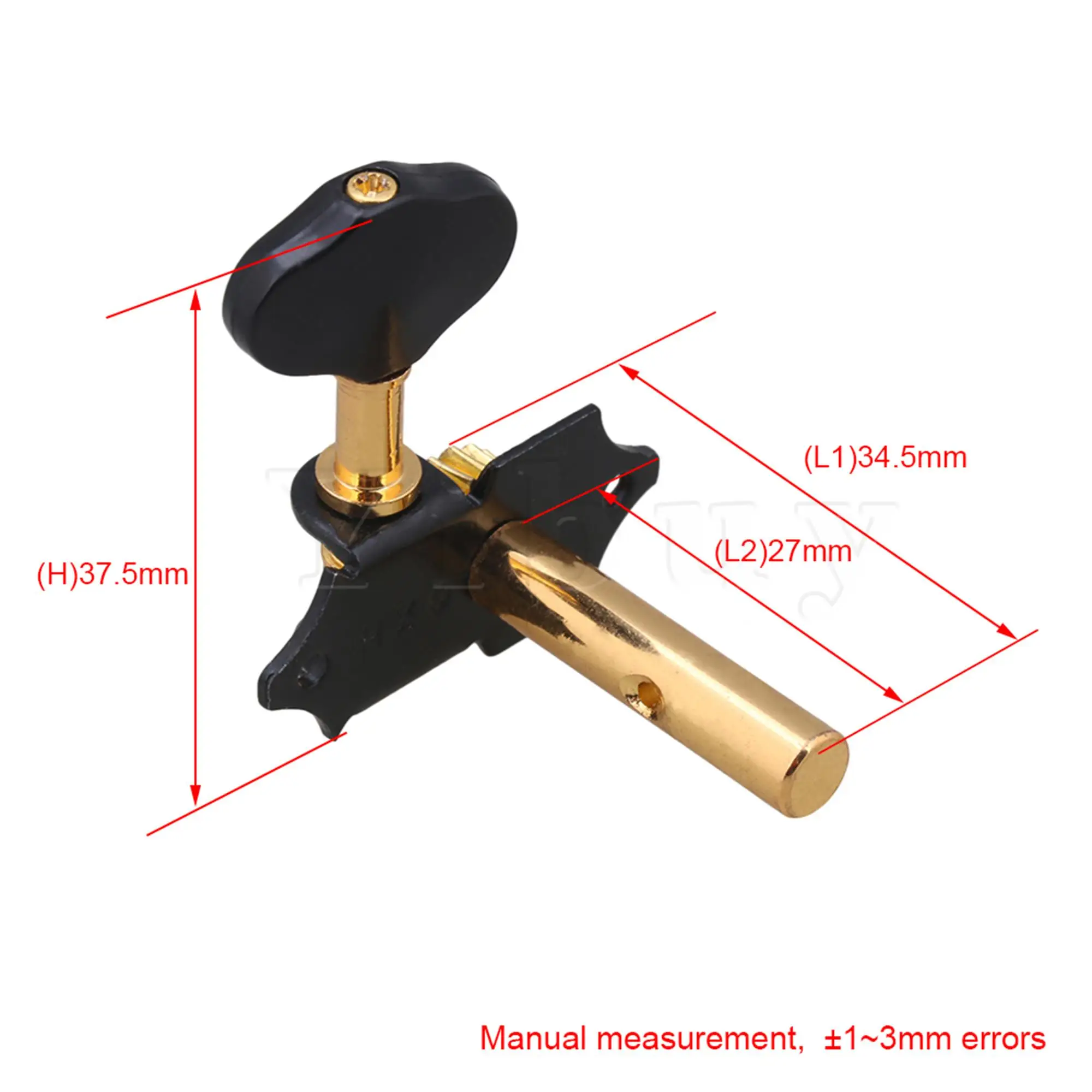 Máquina de Engrenagens Cabeças Tuners Substituição Guitarra Acústica Tuning Pegs Parte 3r3l 18:1 - Image 6
