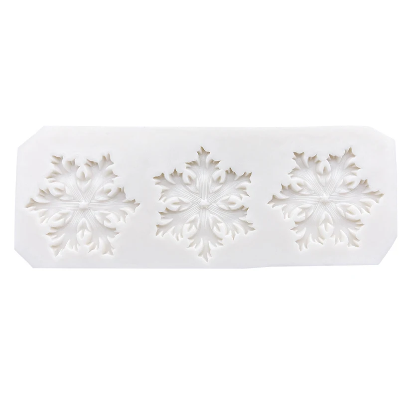 Schneeflocke Silikon Sugarcraft Form Harz Werkzeuge Cupcake Fondant Kuchen Dekorieren Werkzeuge – Detail 4