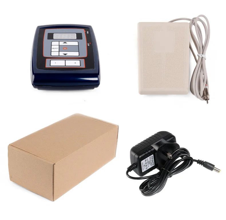 

1Pcs Hawk Style LCD Digital Tattoo Power Supply Adjustable Footpedal For Permanent Makeup Tattoo Kits Power Supply