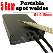 

4.2V Portable Spot Welder Kit Automatic Welding Tools Adjustable Mini Spot Welding Machine 0.12 Nickel Strip 18650 Battery