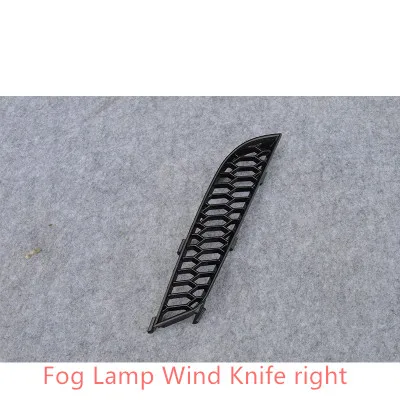 Car Front bumper Lip Fog Lamp Wind Knife Cover Trim car exterior accessories car grill mesh for Audi A6L A7 RS6 RS7 09-18