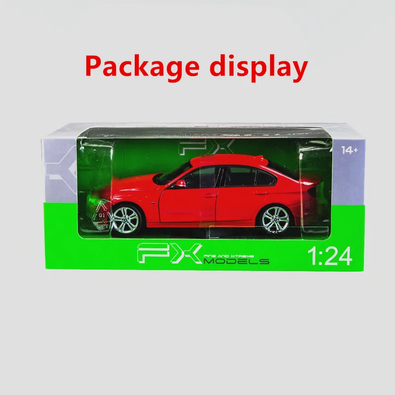 Модель белого автомобиля WELLY 1:24 BMW 335i из сплава имитация коллекция украшений