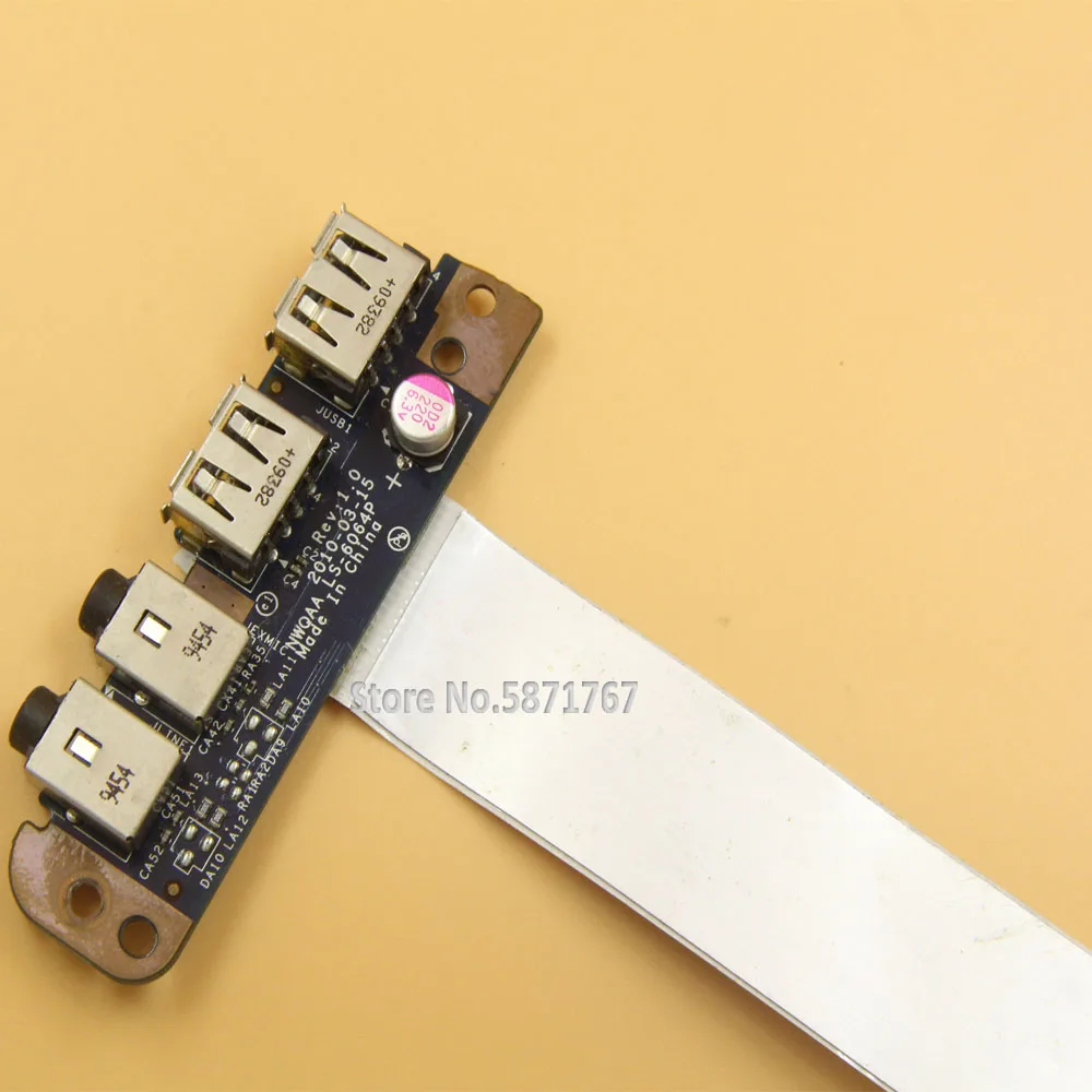 Original For Toshiba A660 A665 P750 P755 USB Audio Jack Board With Cable NWQAA LS-6064P | Компьютеры и офис