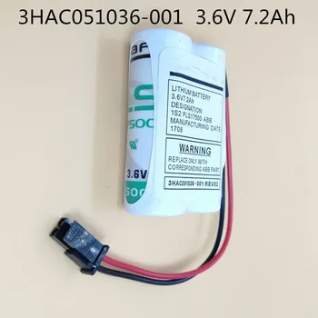 

Original new 3HAC051036-001 3.6V 7.2Ah For ABB IRB120 Battery SMB