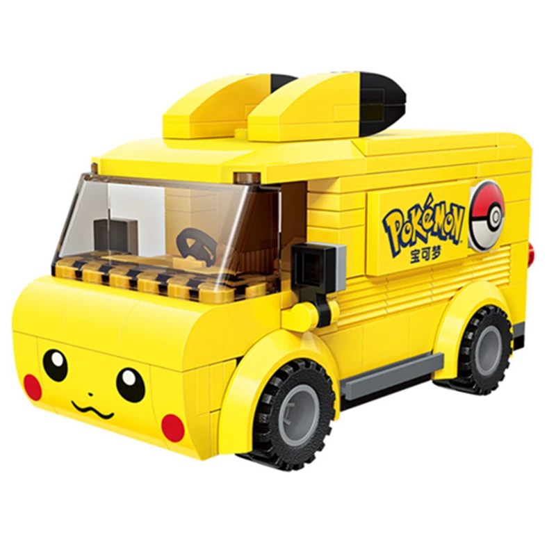 Novo carro fofo pokémon bikachu, brinquedo clássico para presente de crianças