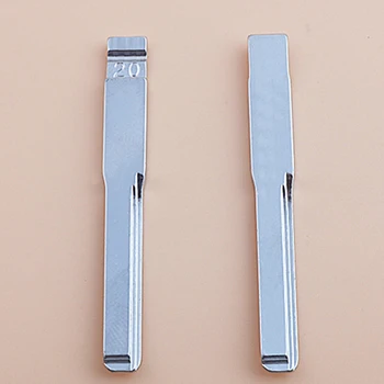 

DAKATU Remote Folding Flip Metal Blank Uncut Flip KD Remote Key Blade Type #20 for Mercedes Benz C E Card Series hu64 key blade
