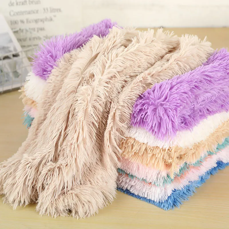 Теплая кровать для кошек и собак одеяло щенков мягкая коврик покрывало товары