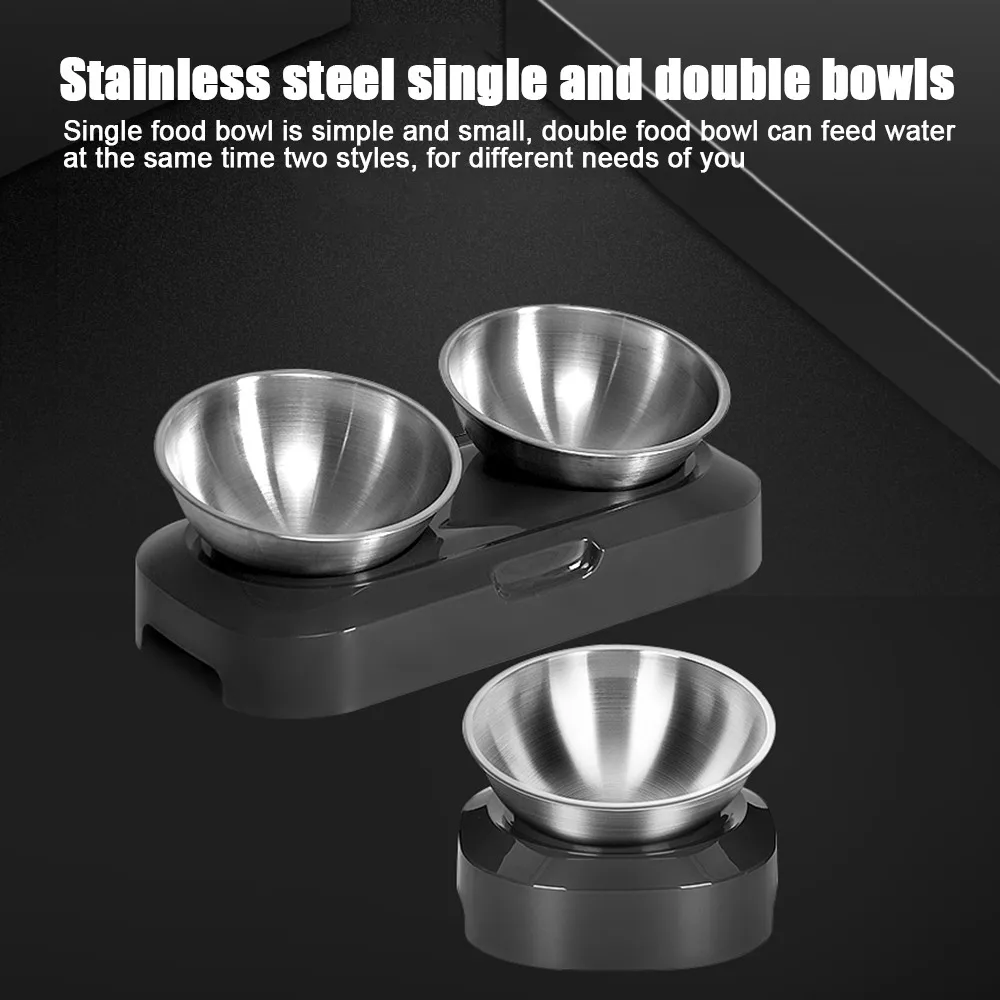 Stainless Steel Pet Bowls with Stand8
